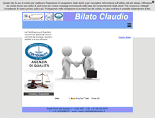Tablet Screenshot of bilatoclaudio.it